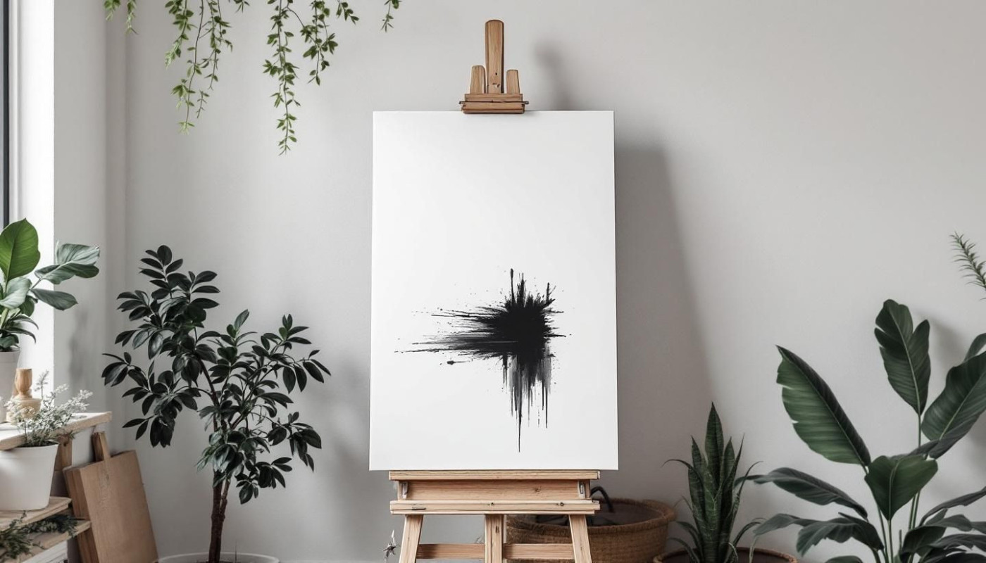 Exploration de l'élégance minimaliste à travers les peintures monochromes